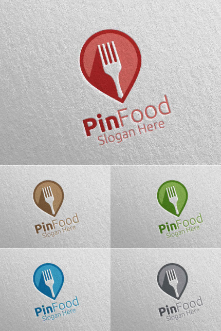 Template #95190 Logo Fork Webdesign Template - Logo template Preview