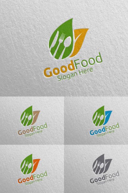 Template #95193 Logo Fork Webdesign Template - Logo template Preview