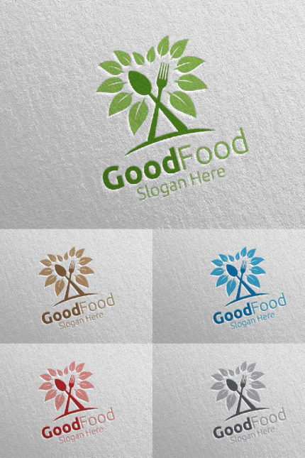 Template #95197 Logo Fork Webdesign Template - Logo template Preview