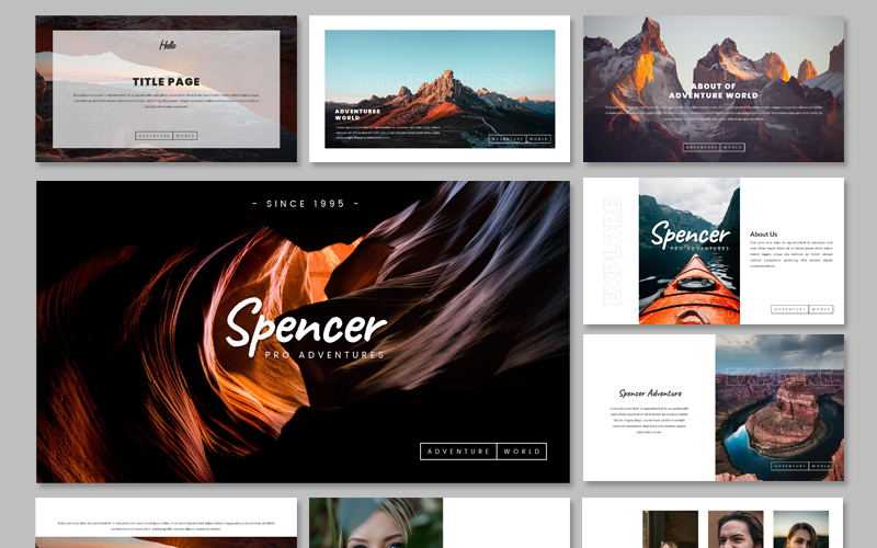 Spencer - Creative PowerPoint template PowerPoint Template