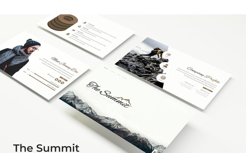 The Summit PowerPoint template PowerPoint Template