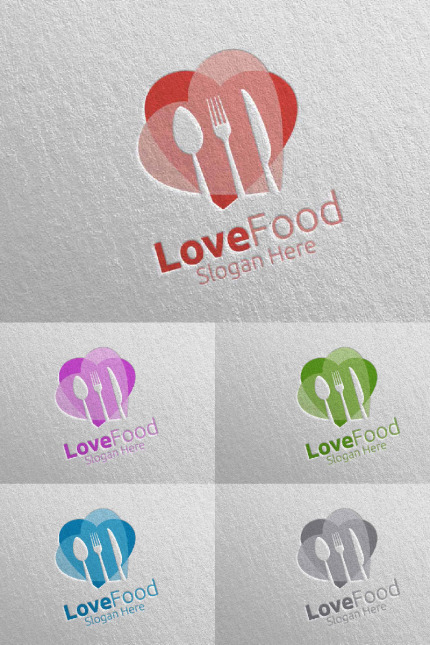 Template #95200 Logo Fork Webdesign Template - Logo template Preview