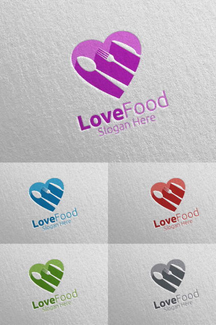 Template #95201 Logo Fork Webdesign Template - Logo template Preview