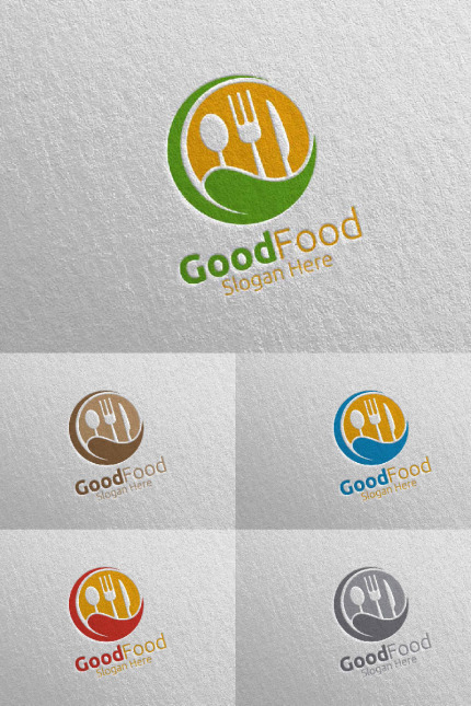 Template #95232 Logo Fork Webdesign Template - Logo template Preview