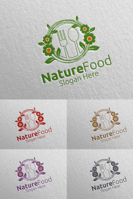 Template #95234 Logo Fork Webdesign Template - Logo template Preview