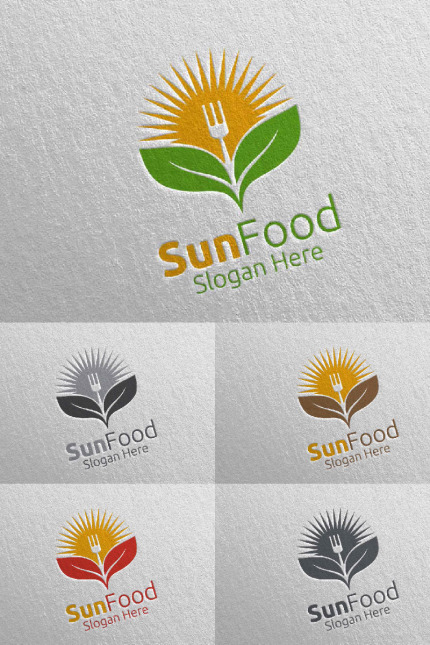 Template #95237 Logo Fork Webdesign Template - Logo template Preview