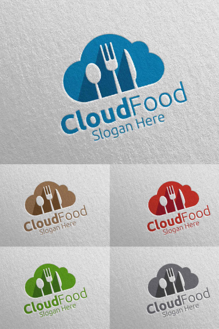 Template #95238 Logo Fork Webdesign Template - Logo template Preview