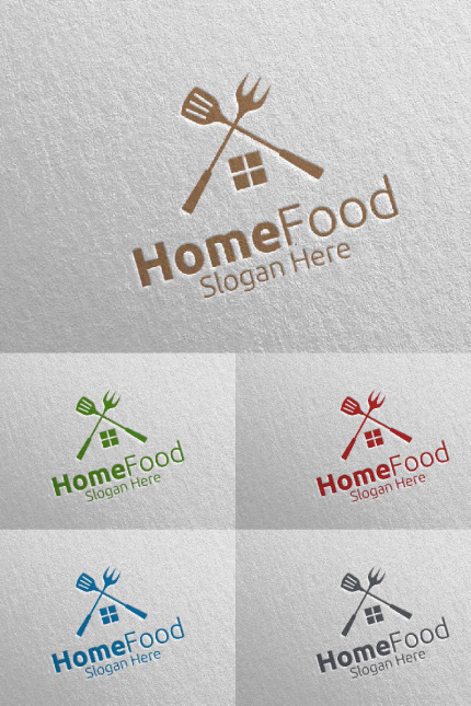 Template #95258 Logo Fork Webdesign Template - Logo template Preview