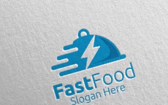 Fast Food Restaurant or Cafe 13 Logo Template