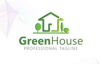 GreenHouse Logo Template