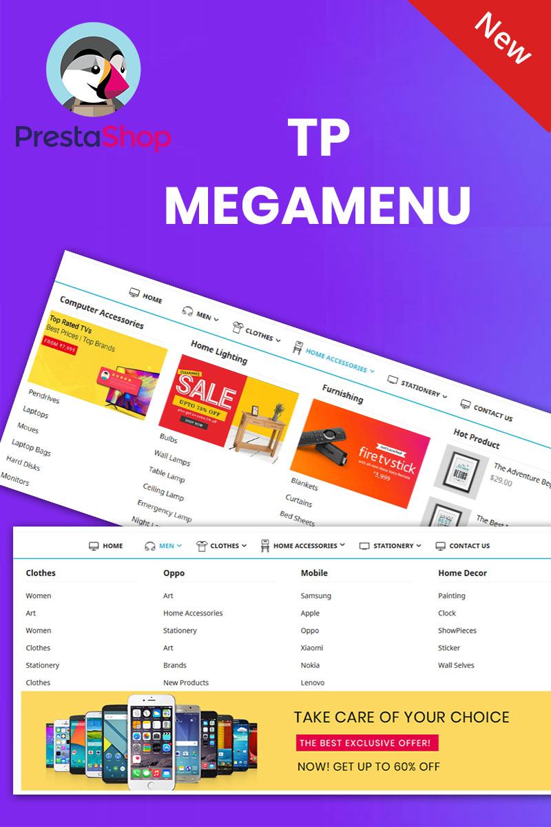 TP Megamenu PrestaShop Module