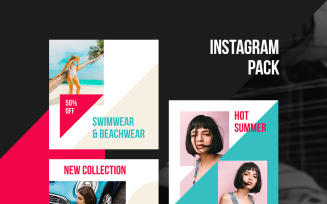 Triangle Instagram Templates for Social Media