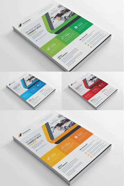 Template #95354 Flyer Printing Webdesign Template - Logo template Preview