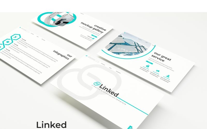 Linked PowerPoint template PowerPoint Template