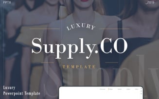 Supply.Co – Luxury Marketplace PowerPoint template