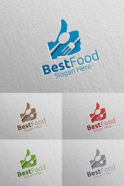 Template #95422 Logo Fork Webdesign Template - Logo template Preview