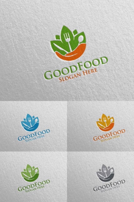 Kit Graphique #95430 Food Logo Divers Modles Web - Logo template Preview