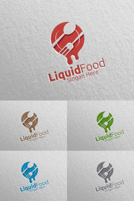 Kit Graphique #95439 Food Logo Divers Modles Web - Logo template Preview
