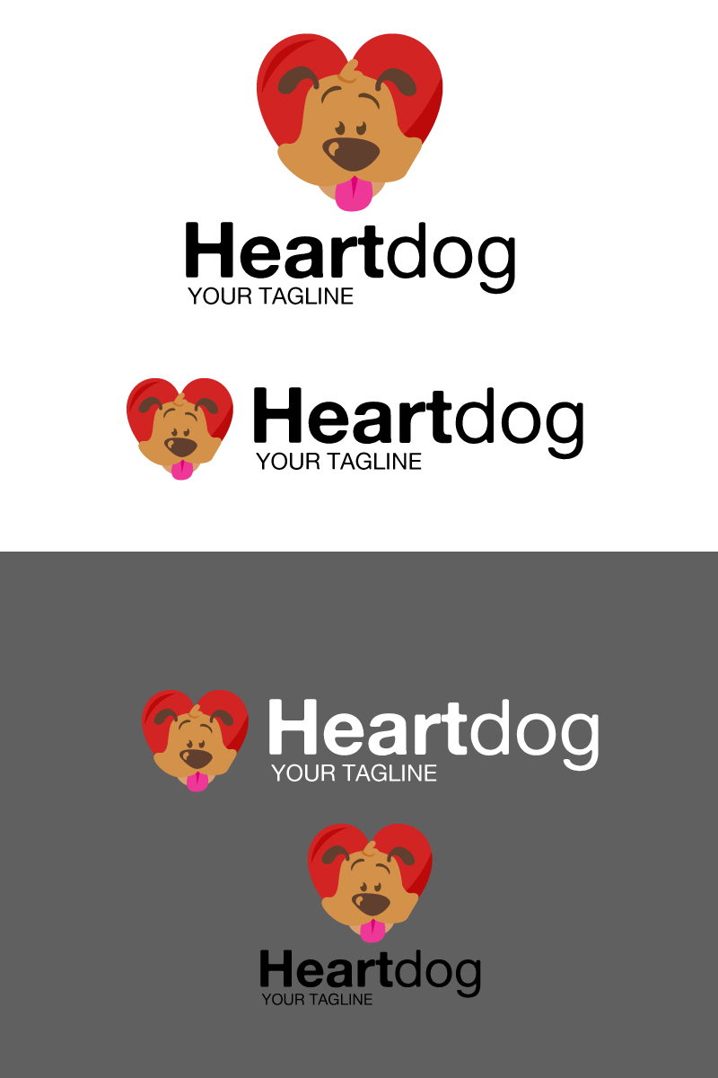 Heart Dog Logo