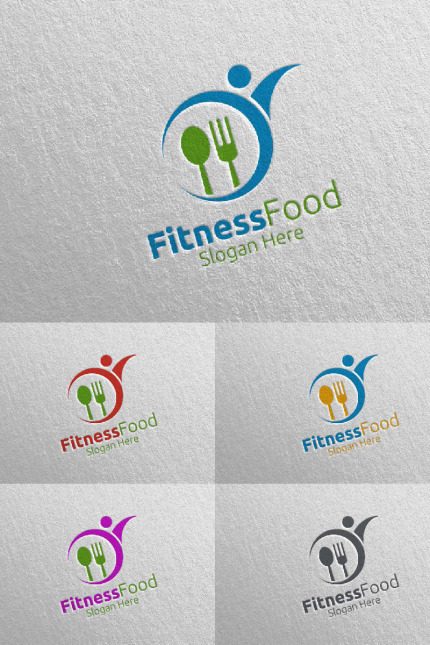 Template #95463 Logo Fork Webdesign Template - Logo template Preview