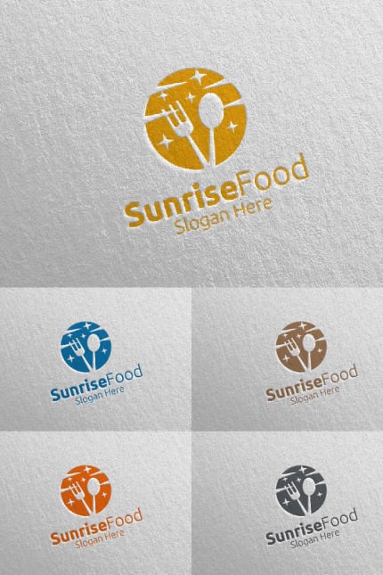 Kit Graphique #95464 Food Logo Divers Modles Web - Logo template Preview