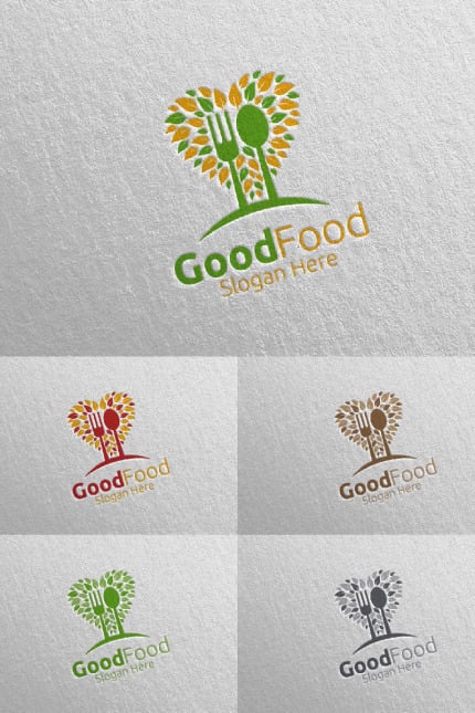 Kit Graphique #95466 Food Logo Divers Modles Web - Logo template Preview