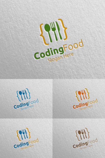 Kit Graphique #95467 Food Logo Divers Modles Web - Logo template Preview