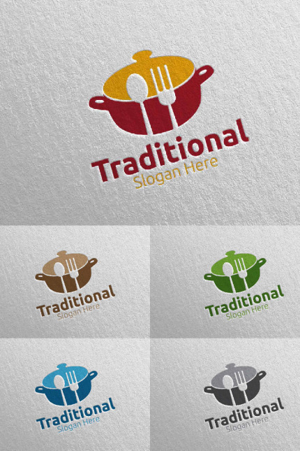 Kit Graphique #95470 Food Logo Divers Modles Web - Logo template Preview