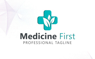 Medicine First Logo Template