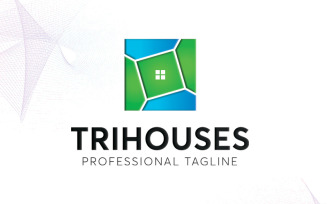 Trihouses Logo Template