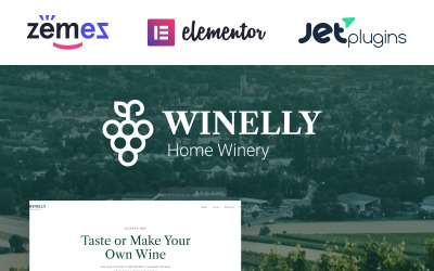 Winelly - Wine Tasting Theme with Elementor