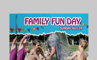 Family Fun Day Flyer - Corporate Identity Template
