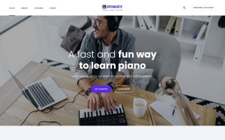 Piway - Music Multipage Creative Joomla Template
