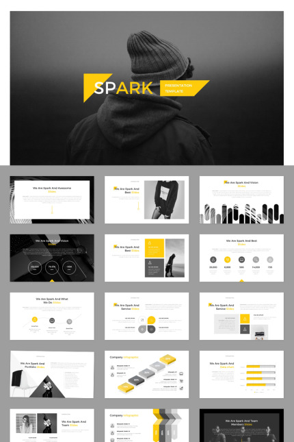 Template #95609 Powerpoint Template Webdesign Template - Logo template Preview