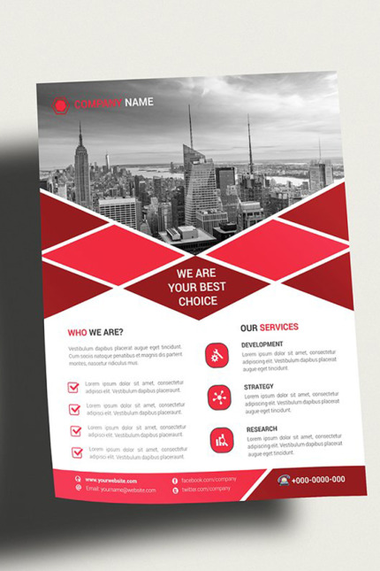 Template #95631 Abstract Flyer Webdesign Template - Logo template Preview