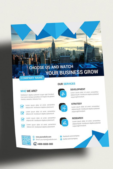 Template #95632 Abstract Flyer Webdesign Template - Logo template Preview