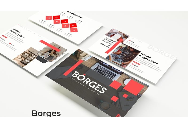Borges PowerPoint template PowerPoint Template