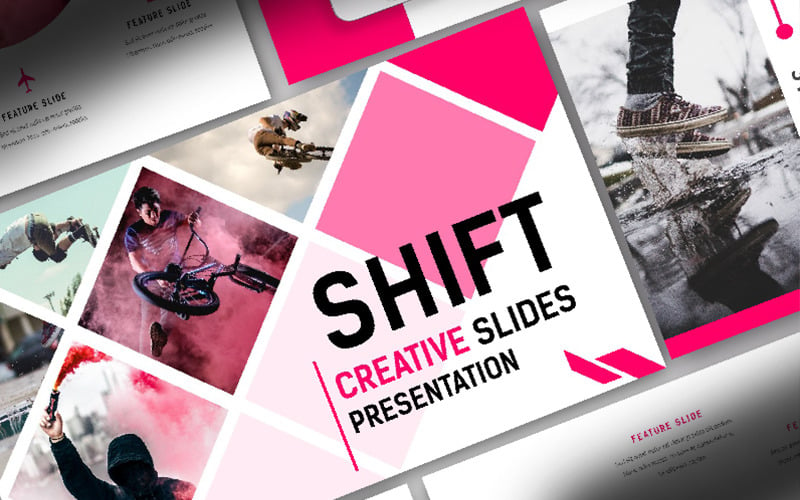 Shift Creative PowerPoint template PowerPoint Template