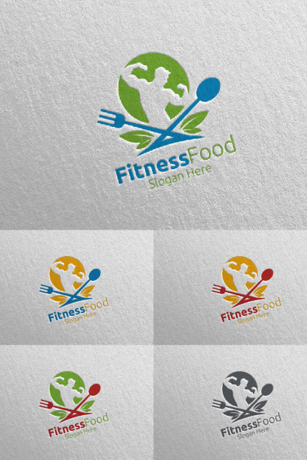 Template #95727 Logo Fork Webdesign Template - Logo template Preview