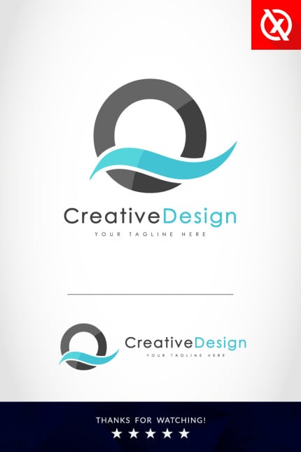 Template #95749 Water Wave Webdesign Template - Logo template Preview