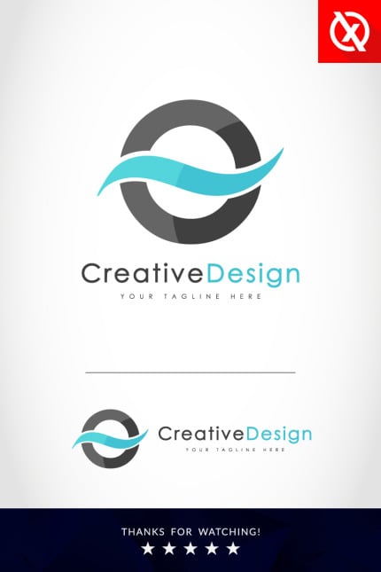 Template #95751 Aqua Wave Webdesign Template - Logo template Preview