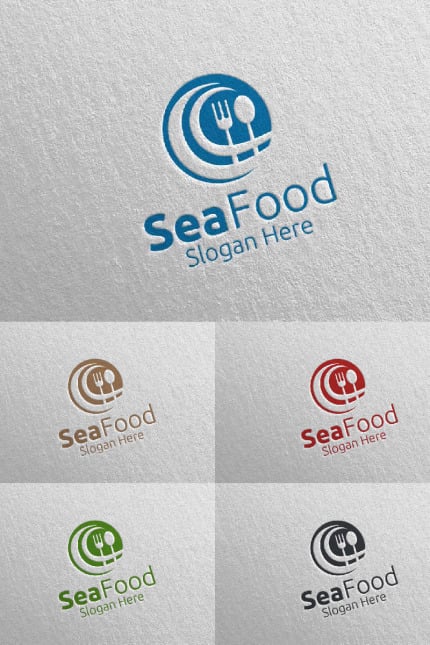 Template #95758 Logo Fork Webdesign Template - Logo template Preview