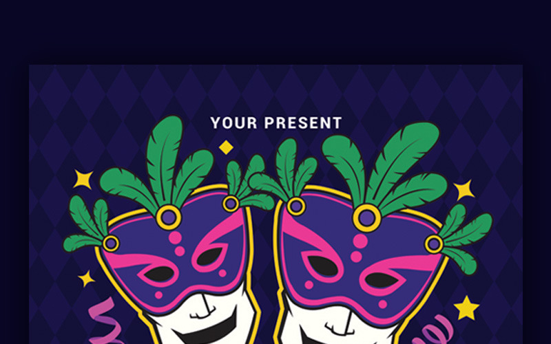 Mardi Gras Carnival - Corporate Identity Template