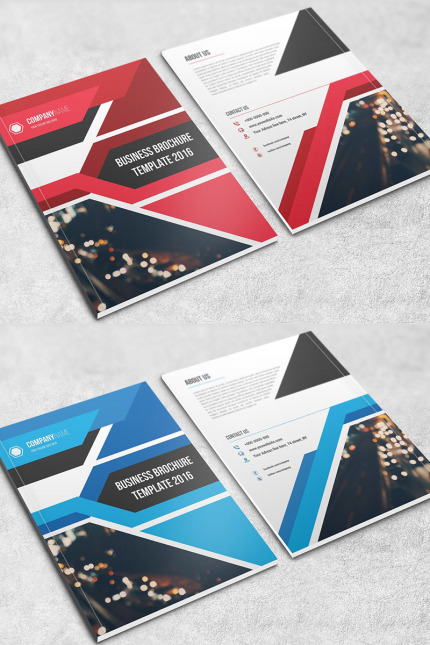 Template #95811 Agency Bi-fold Webdesign Template - Logo template Preview