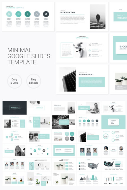 Template #95829 Google Slides Webdesign Template - Logo template Preview