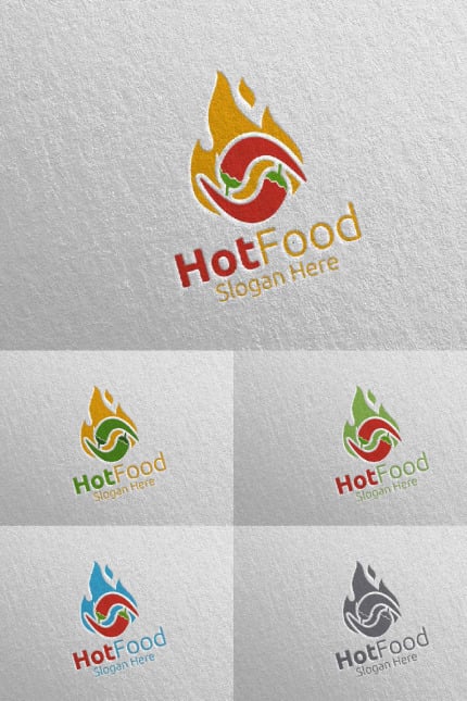Kit Graphique #95867 Food Logo Divers Modles Web - Logo template Preview