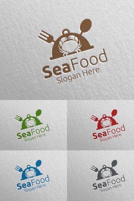 Kit Graphique #95872 Seafood Restaurant Divers Modles Web - Logo template Preview