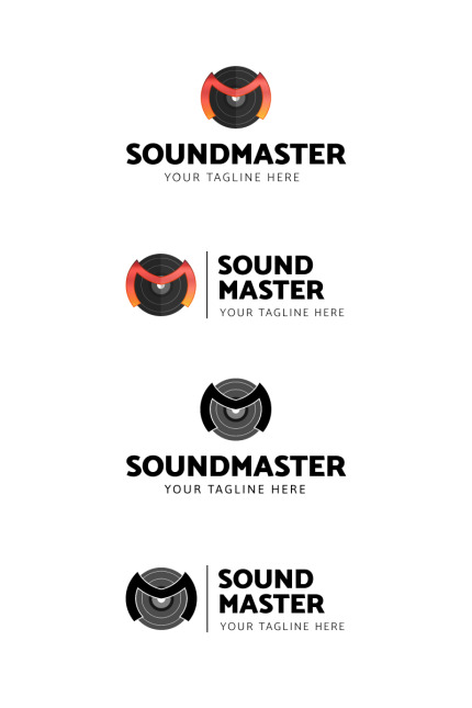 Kit Graphique #95881 Sound Logo Divers Modles Web - Logo template Preview