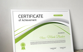 Curvy Modern Certificate Template