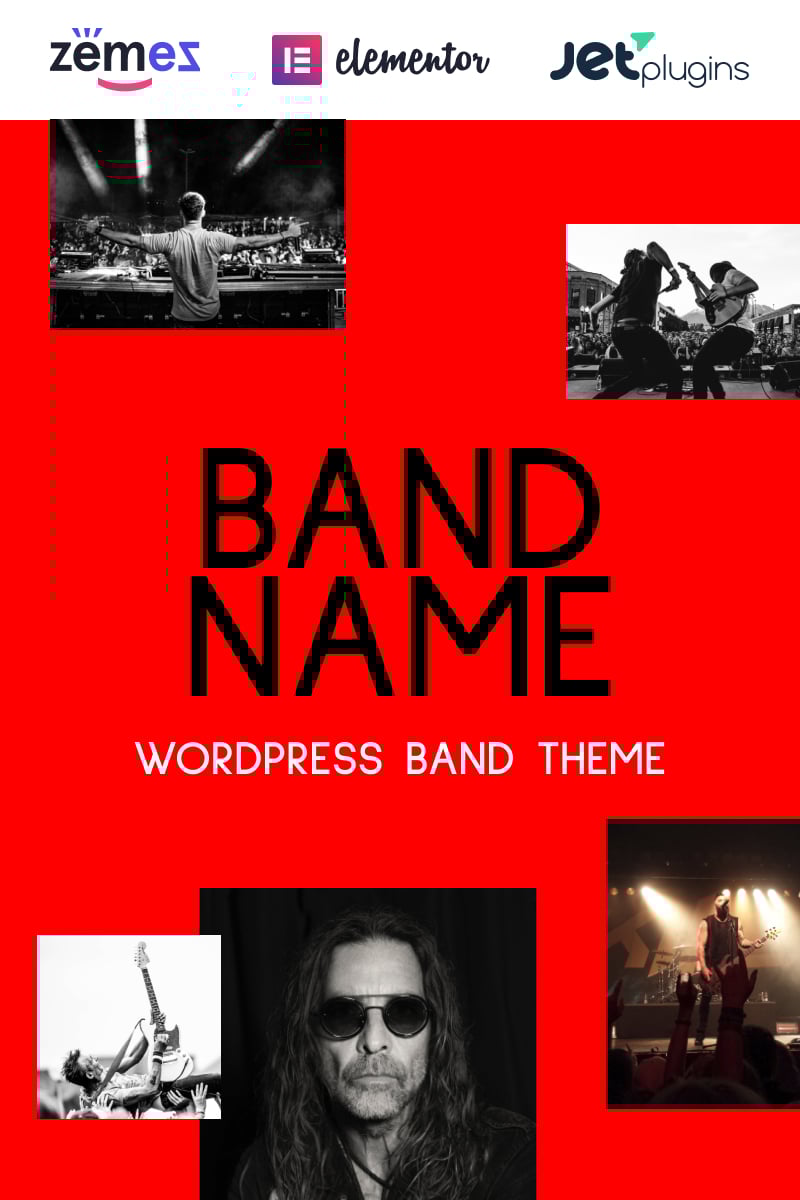 Freebone - Wordpress Music Band WordPress Theme - screenshot
